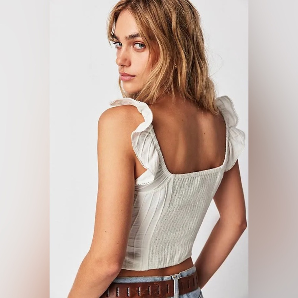 Free People Riviera Lace Tank - Picture 2 of 8